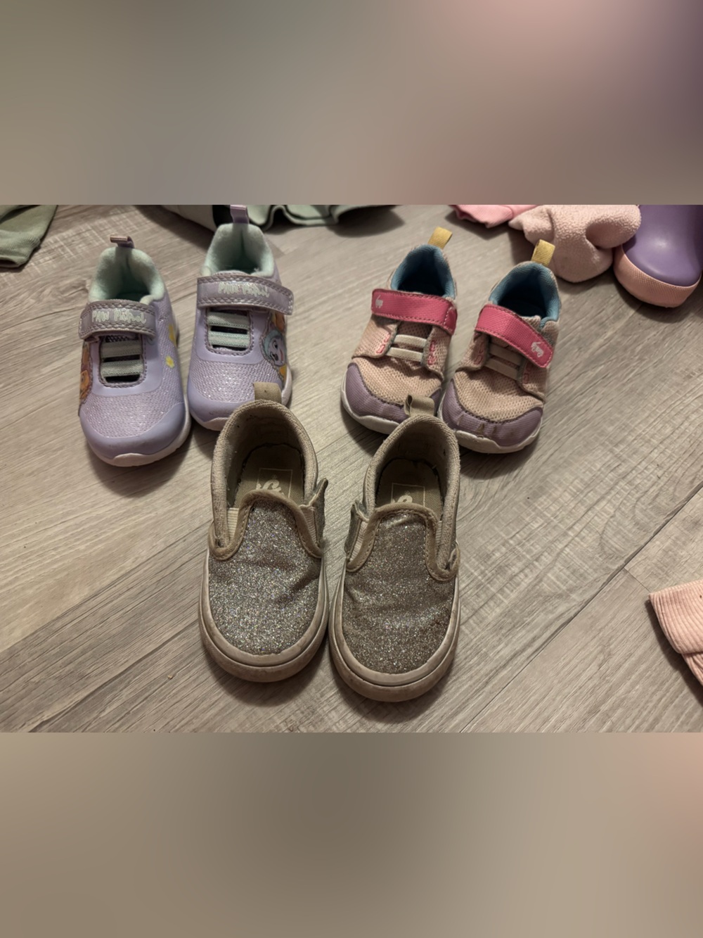 Toddler Girl Shoe Bundle - Vans, Paw Patrol, See Kai Run